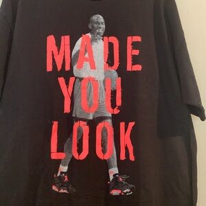 Michael Jordan MADE YOU LOOK tee